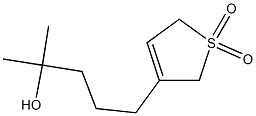 2,5-Dihydro-α,α-dimethyl-3-thiophene-1-butanol 1,1-dioxide Structure