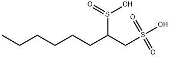 1-OCTANESULPHONIC-2-SULPHINICACID Structure