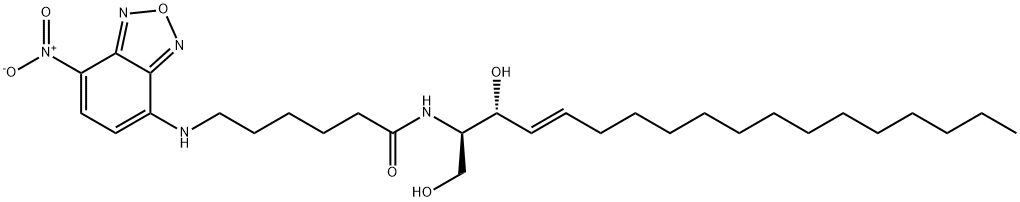 C6-NBD-DIHYDROCERAMIDE, 114301-95-0, 结构式