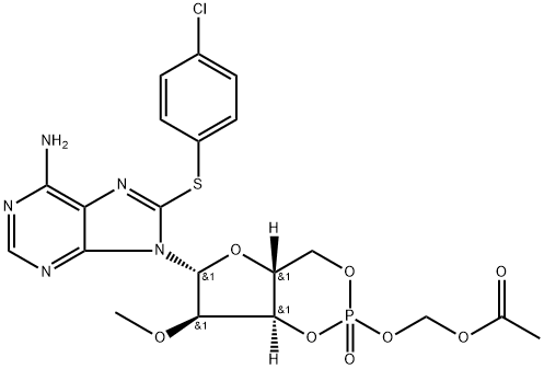 8-pCPT-2-O-Me-cAMP-AM Structure