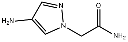 2-(4-氨基-1H-吡唑-1-基)乙酰胺, 1152939-86-0, 结构式