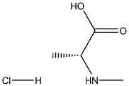 N-甲基-D-丙氨酸盐酸盐 结构式