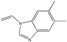 1H-Benzimidazole,1-ethenyl-5,6-dimethyl-(9CI) Structure