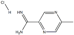 5-Methylpyrazine-2-carboxiMidaMide hydrochloride Structure