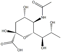N-acetyl-9-deoxyneuraminic acid Structure