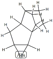 2H-1b,4-Ethanopentaleno[1,2-b]oxirene,  hexahydro-,  (1a-alpha-,1b-bta-,4-bta-,4a-alpha-,5a-alpha-)-  (9CI) Structure