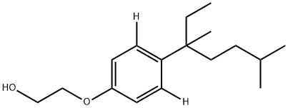 2-[4-(3,6-Dimethyl-3-heptyl)phenoxy-3,5-d2]ethanol,  3,6,3-Nonylphenol-monoethoxylate,  363-NP1EO-D2,  2-[4-(1-Ethyl-1,4-dimethylpentyl)phenoxy-3,5-d2]ethanol,  4-(1-Ethyl-1,4-dimethylpentyl)phenol-3,5-d2-monoethoxylate