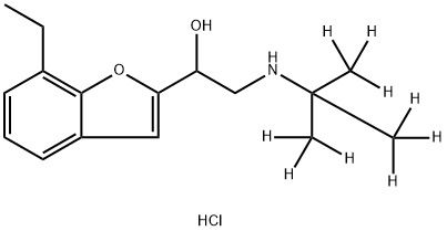 Bufuralol-(t-butyl-d9) hydrochloride
		
	 Structure