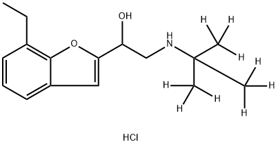 Bufuralol-(t-butyl-d9) hydrochloride
		
	 Struktur