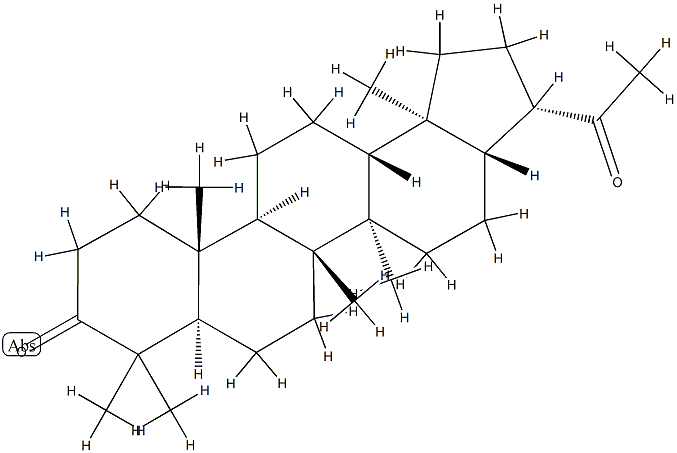 30-Nor-A'-neogammacerane-3,22-dione Structure