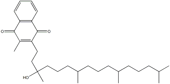 gamma-hydroxyvitamin K Structure