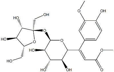 6'-O-feruloylsucrose Struktur