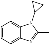 1H-Benzimidazole,1-cyclopropyl-2-methyl-(9CI) Struktur