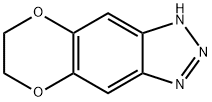 6,7-ジヒドロ-1H-[1,4]ジオキシノ[2,3-F][1,2,3]ベンゾトリアゾール 化学構造式