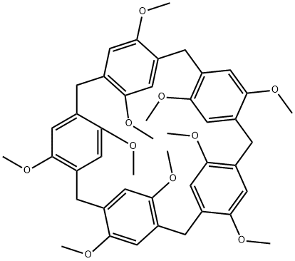 ジメトキシピラー[5]アレーン 化学構造式