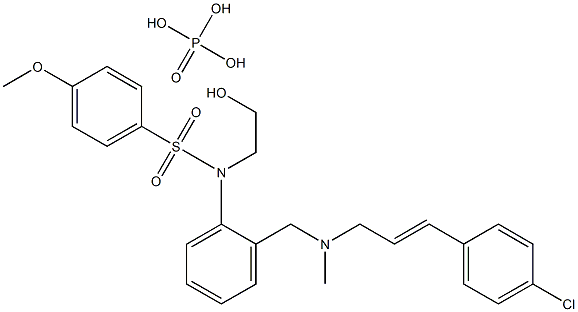 KN-93PHOSPHATE,1188890-41-6,结构式