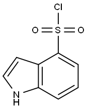 indol-4-yl sulfonyl chloride Struktur