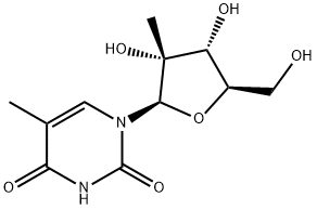 5-Methyl-2'-C-methyl-uridine Structure