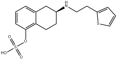 N-Despropyl Rotigotine Sulfate, 1196459-54-7, 结构式