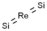 硅化铼,12038-66-3,结构式
