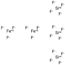 iron(3+) hexafluorosilicate(2-) 结构式
