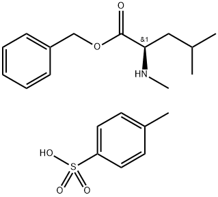 N-甲基-D-亮氨酸苄酯对甲苯磺酸盐,1208162-98-4,结构式