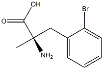 α-Me-D-Phe(2-Br)-OH·H<sub>2<sub>O, 1212307-90-8, 结构式