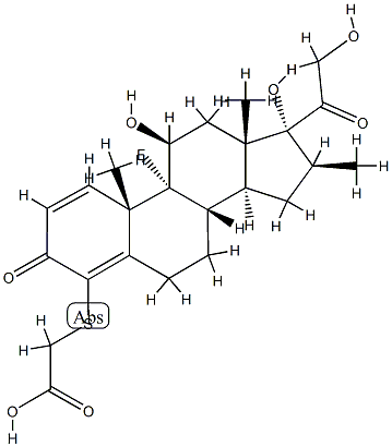 4-(carboxymethylthio)betamethasone Structure