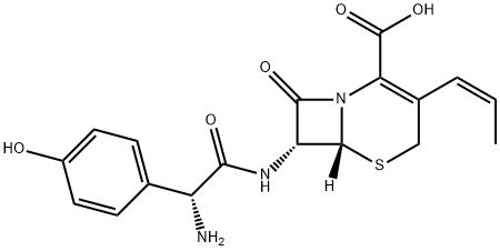 头孢丙烯Z型异构体 结构式