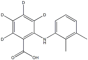 Mefenamic Acid D4, 1216745-79-7, 结构式