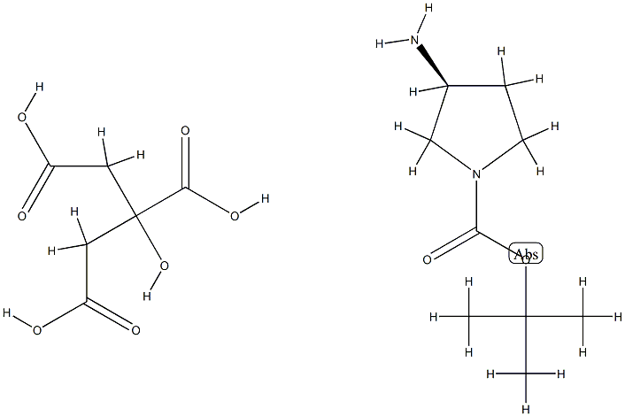 (R)-3-Amino-1-N-Boc-pyrrolidinecitrate|(R)-3-氨基-1-N-BOC-吡咯烷柠檬酸盐