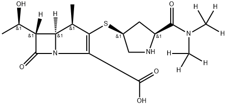 美罗培南-D6, 1217976-95-8, 结构式