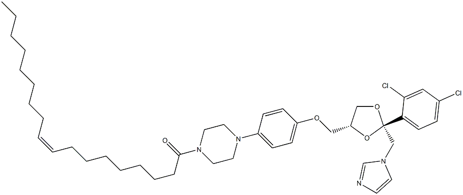 ketoconazole oleate Structure