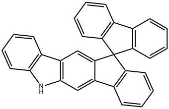 Spiro[9H-fluorene-9,11'(5'H)-indeno[1,2-b]carbazole] Struktur