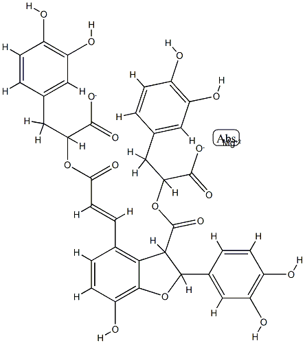 magnessium lithospermate B Struktur