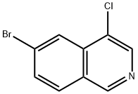 6-bromo-4-chloroisoquinoline Struktur