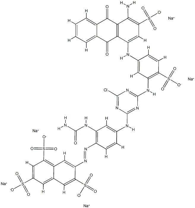 C.I.活性绿8,12225-77-3,结构式