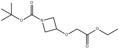 tert-butyl 3-((ethoxycarbonyl)methoxy)azetidine-1-carboxylate Structure