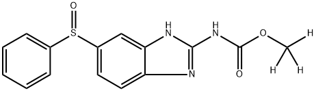オクスフェンダゾール-D3 化学構造式