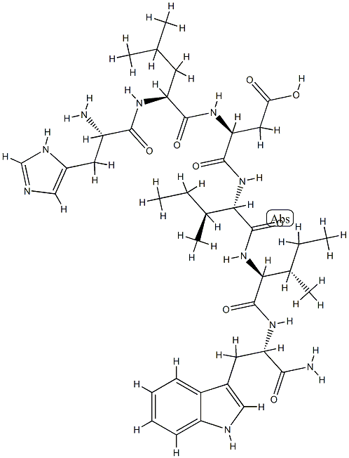 エンドセリン(16-21)アミド 化学構造式
