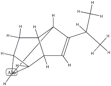 1,2,4-Methenopentalene,1,2,3,3a,4,6a-hexahydro-5-(1-methylethyl)-(9CI) Struktur