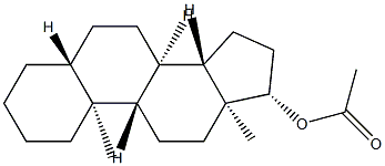 5α-Androstan-17β-ol acetate Struktur