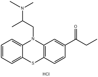 PROPIONYLPROMAZINE HYDROCHLORIDE VETRAN&, 1240-15-9, 结构式