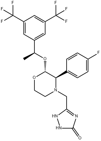 (1S,2R,3R)-阿瑞吡坦 结构式