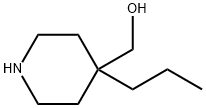 (4-プロピル-4-ピペリジニル)メタノール 化学構造式