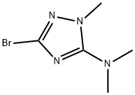 3-bromo-N,N,1-trimethyl-1H-1,2,4-triazol-5-amine(SALTDATA: 1.5HCl) Struktur