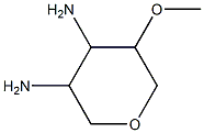 Xylitol, 2,3-diamino-1,5-anhydro-2,3-dideoxy-4-O-methyl- (9CI) Structure