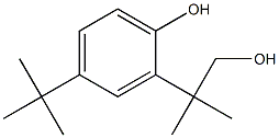 Benzeneethanol, 5-(1,1-diMethylethyl)-2-hydroxy-β,β-diMethyl- Structure