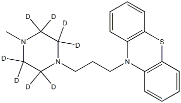 [2H8]-培拉嗪二盐酸盐, 1246815-57-5, 结构式