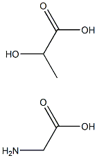 glycine-lactic acid copolymer Structure
